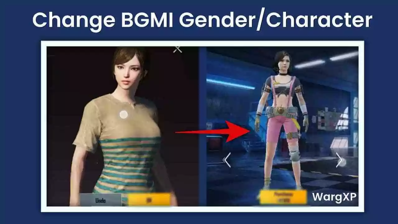 How To Change Character/Gender In BGMI?