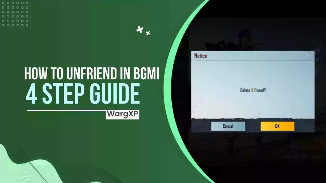 How To Unfriend In Battlegrounds Mobile India - Simple 4 Step Guide
