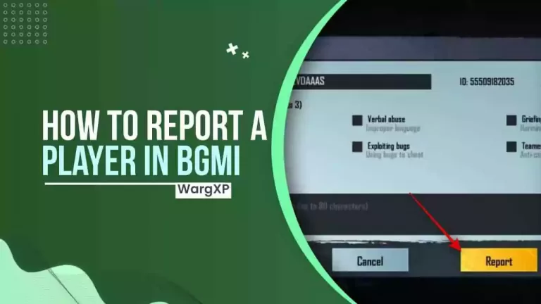 How To Report a Player In BGMI (Battlegrounds Mobile India)?