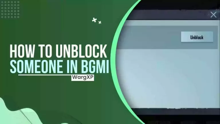 How To Unblock Someone In BGMI?