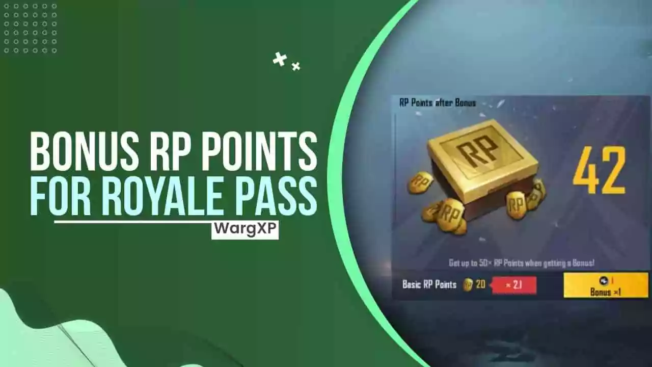 Bonus RP Points: Get Free RP Points In BGMI Royale Pass