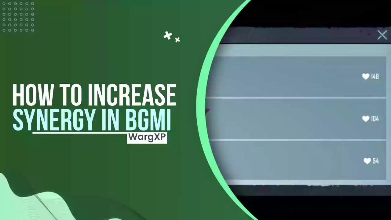 BGMI Synergy: How to Increase Synergy in BGMI?