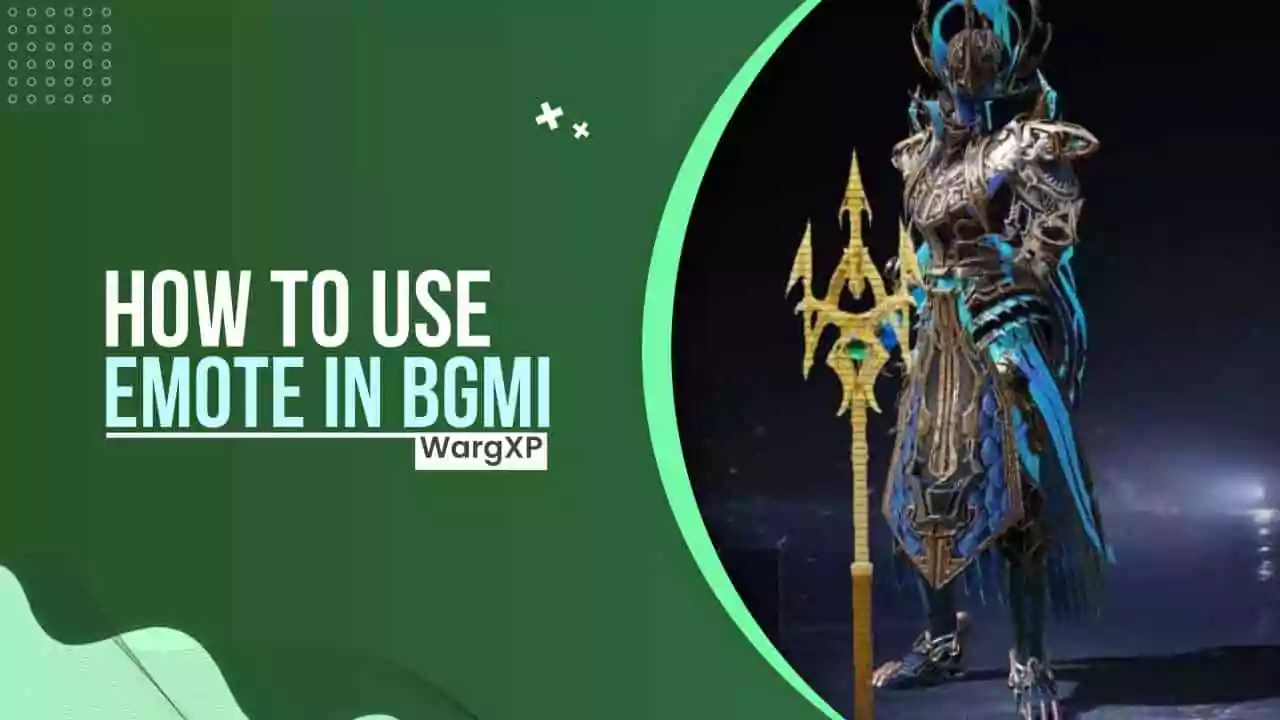 How To Use Emote In BGMI [Battlegrounds Mobile India]?