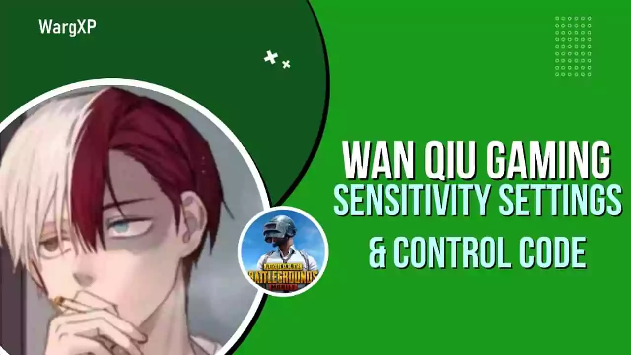 Wan Qiu Gaming PUBG Sensitivity Settings & Controls [Sensitivity Code & Control Code]