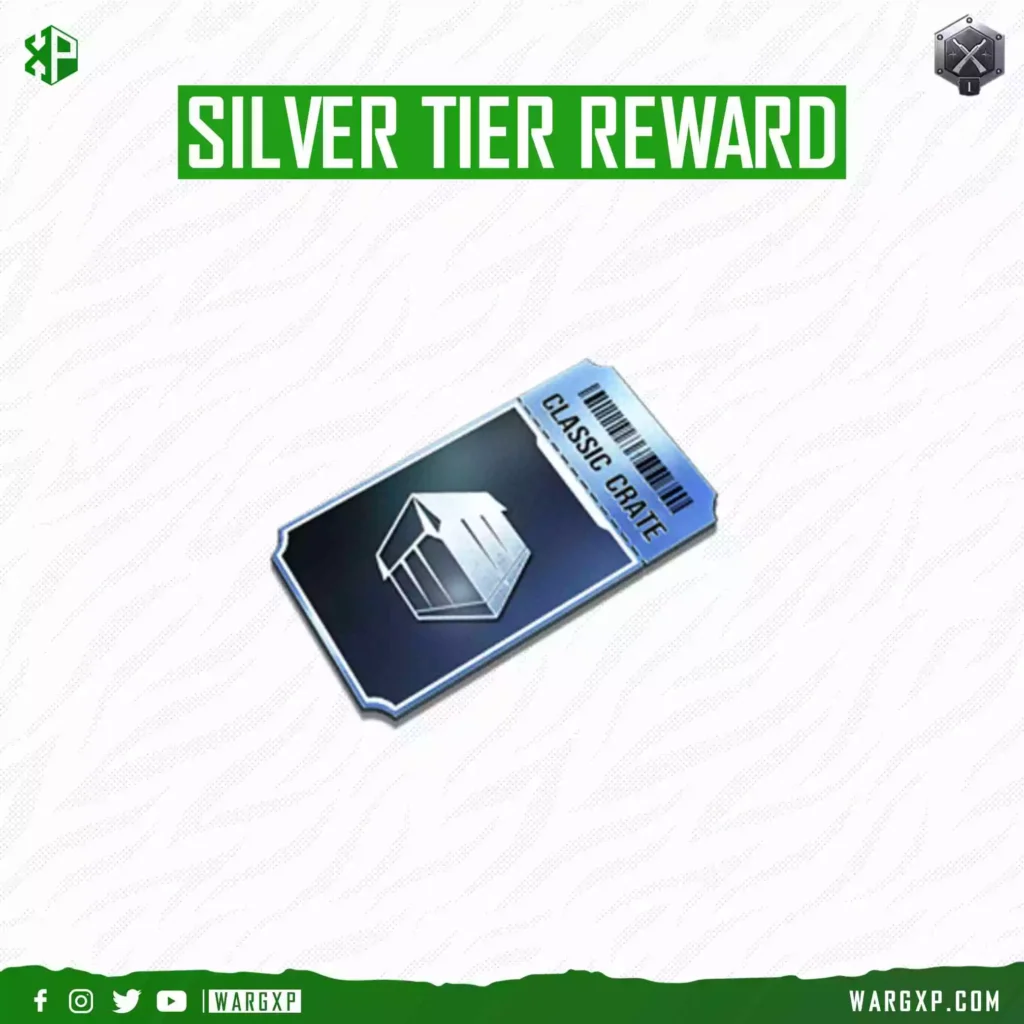 PUBG & BGMI Silver Tier Reward