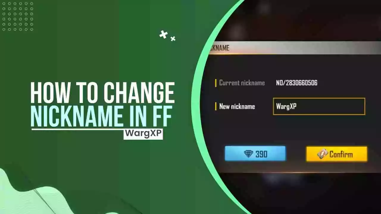 Free Fire Name Change: How To Change Nickname In FF?