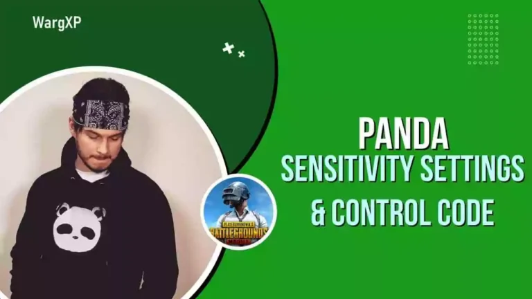 Panda PUBG Mobile Sensitivity Settings & Controls [Sensitivity Code & Control Code]